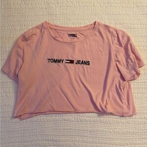 Tommy Hilfiger Pink Crop Top size M